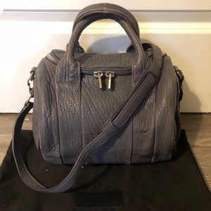 Alexander Wang Grey Leather Rockie Bag